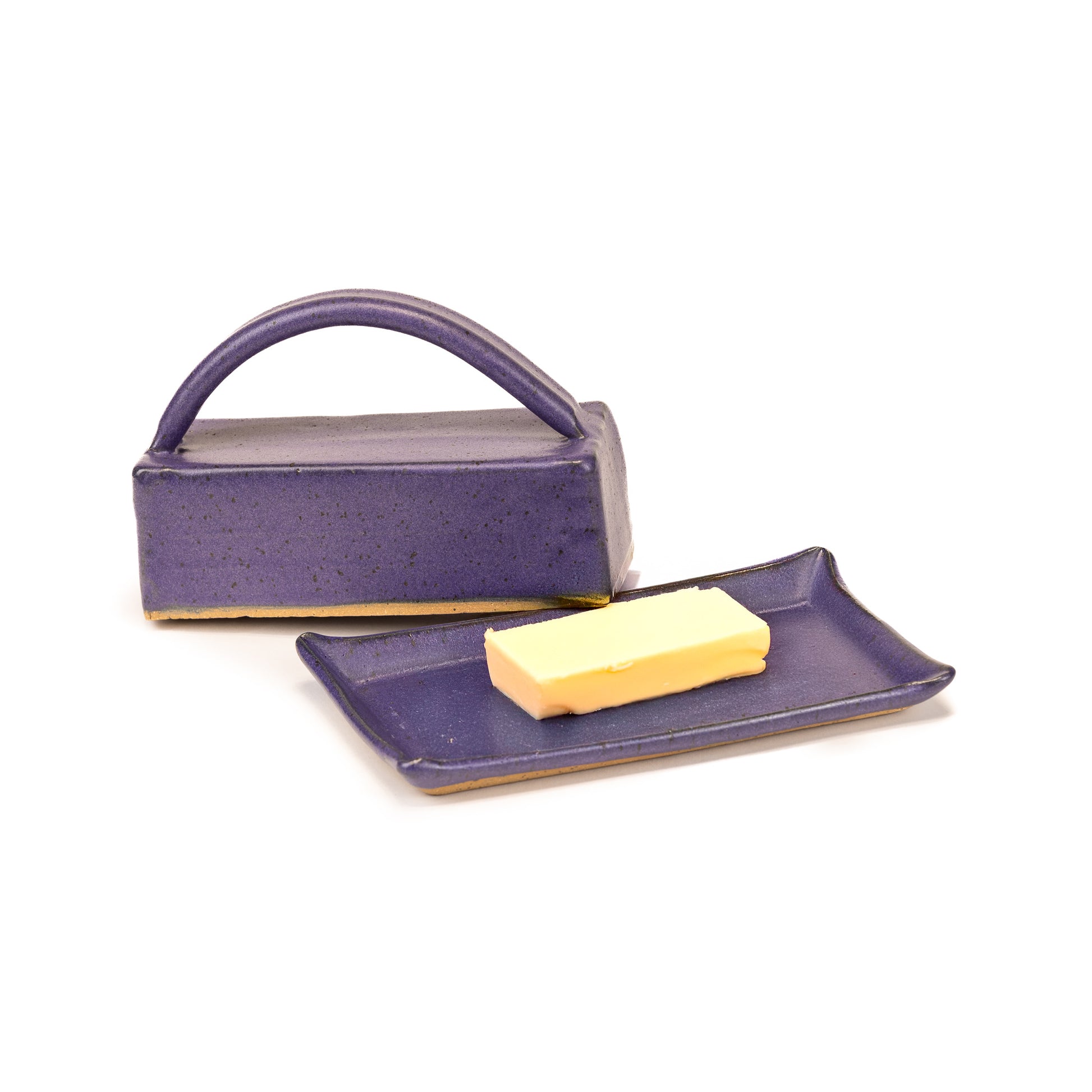 Butter Dish - Purple