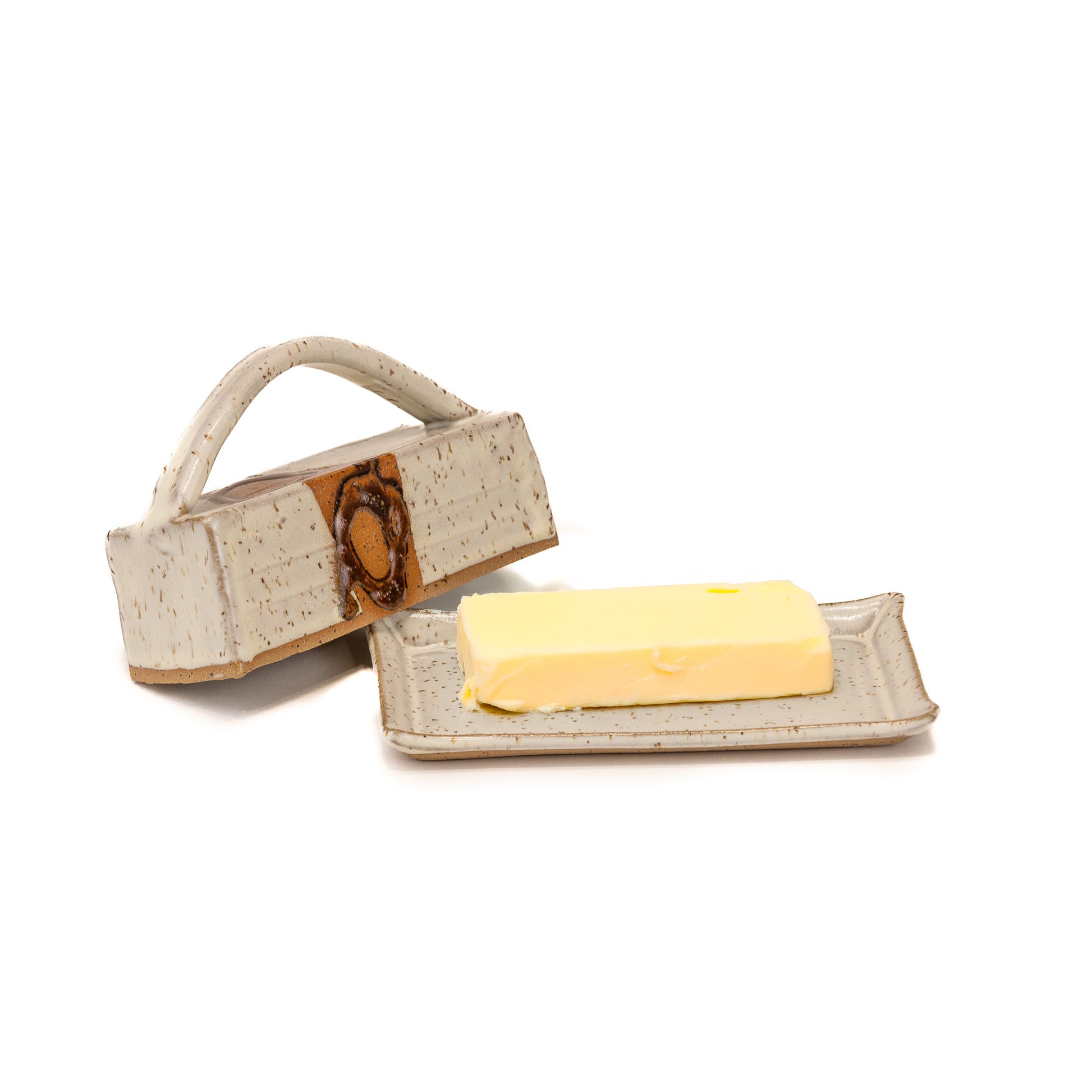 Butter Dish - White Pine