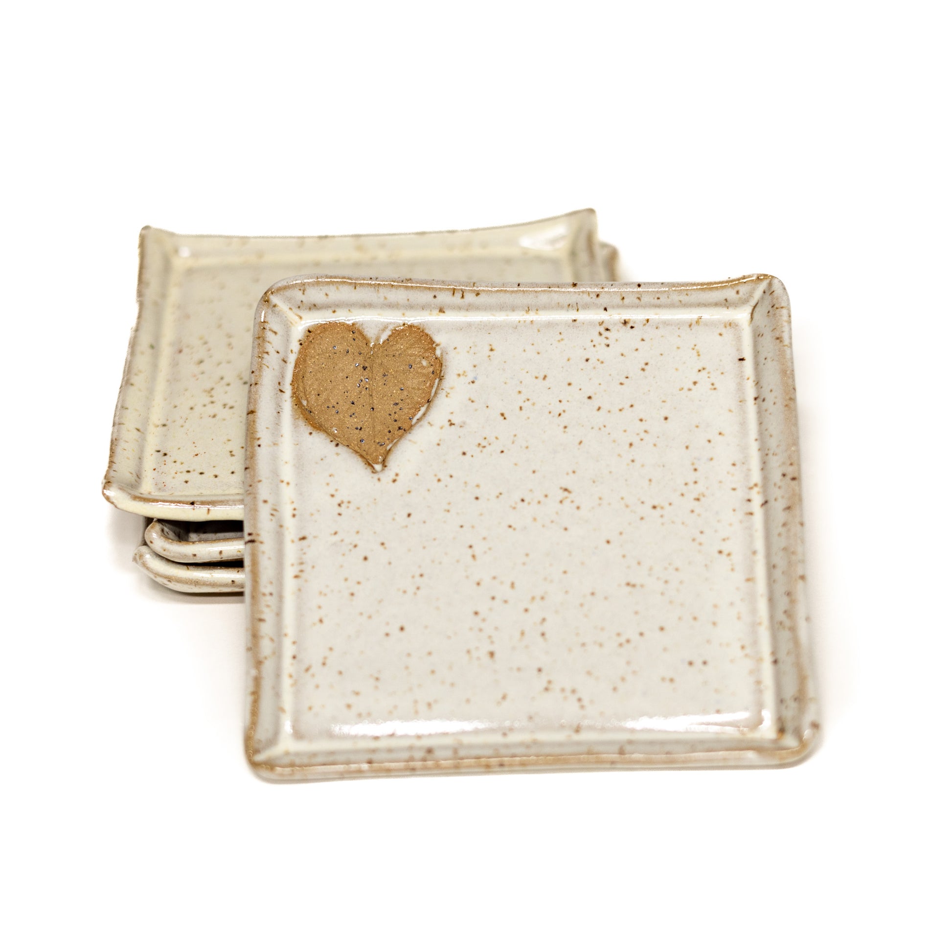 Small Square Heart Tray