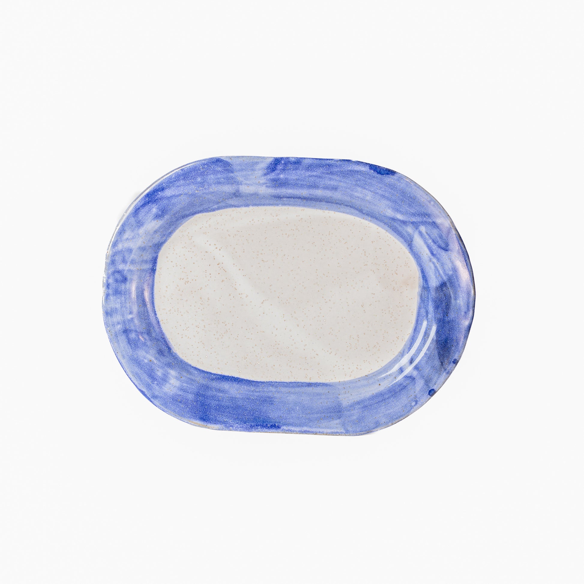 Large Oval Serving Tray - Blue Ridge