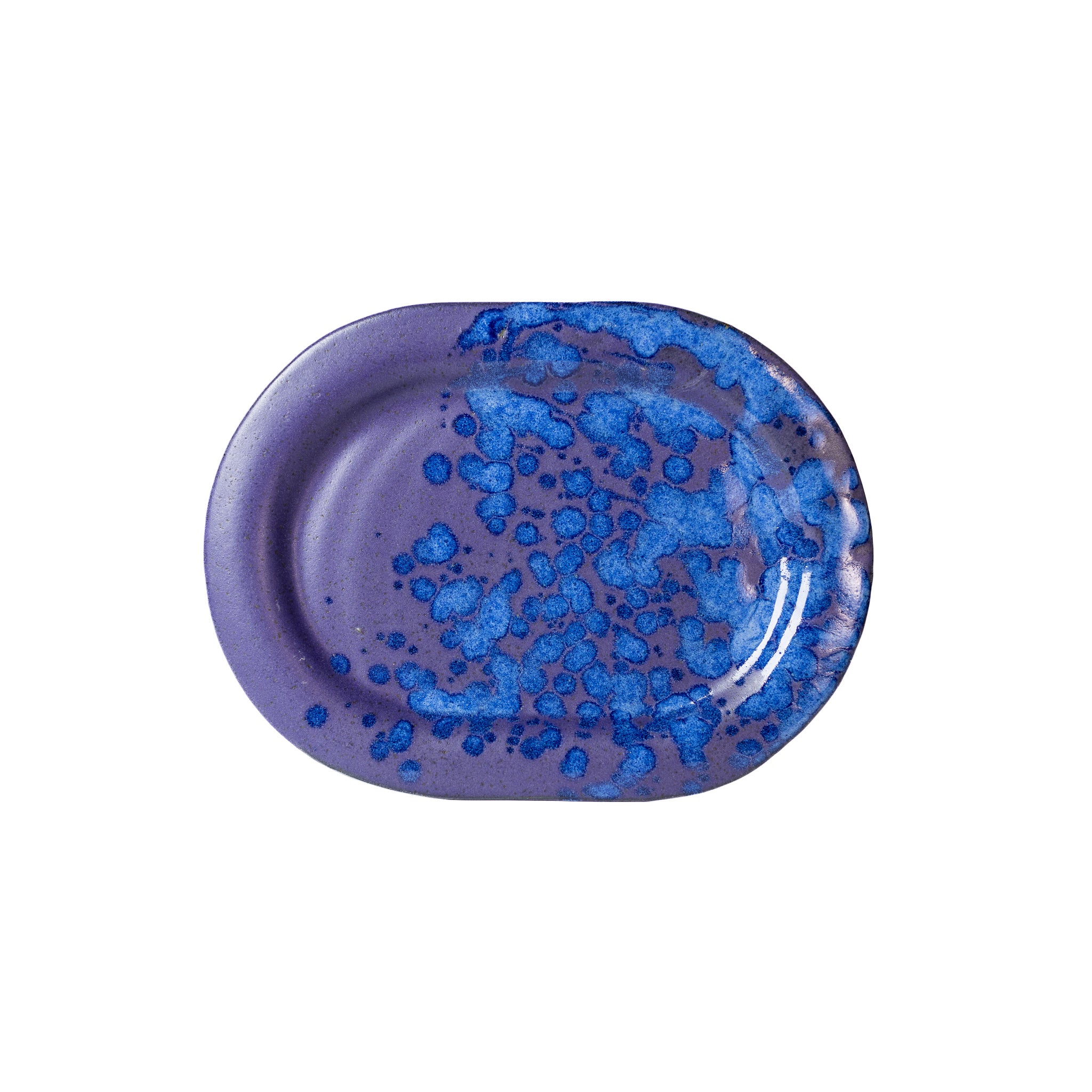 Large Oval Serving Tray - Iris