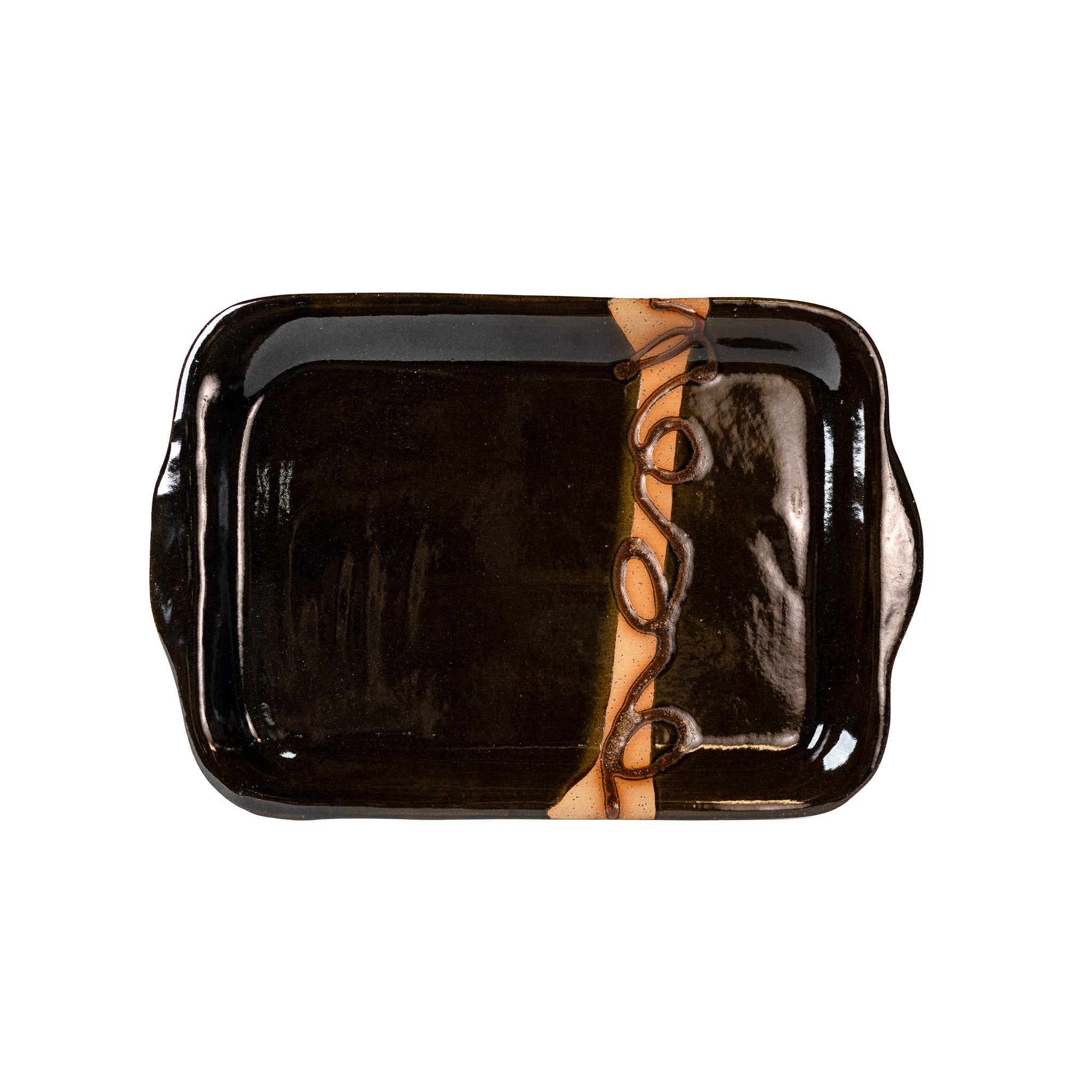 Large Rectangle Serving Tray - Black Mountain