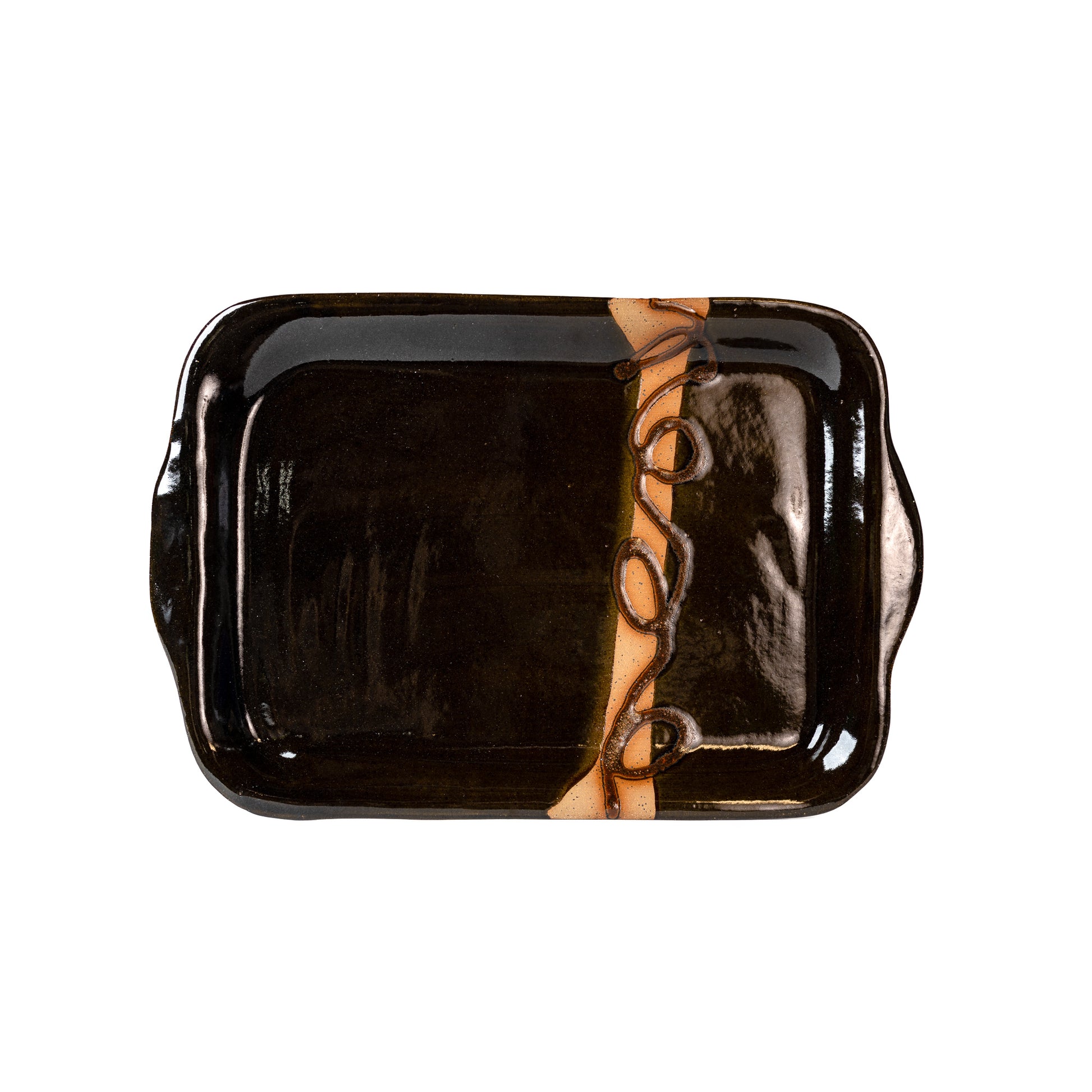 Large Rectangle Serving Tray - Black Mountain