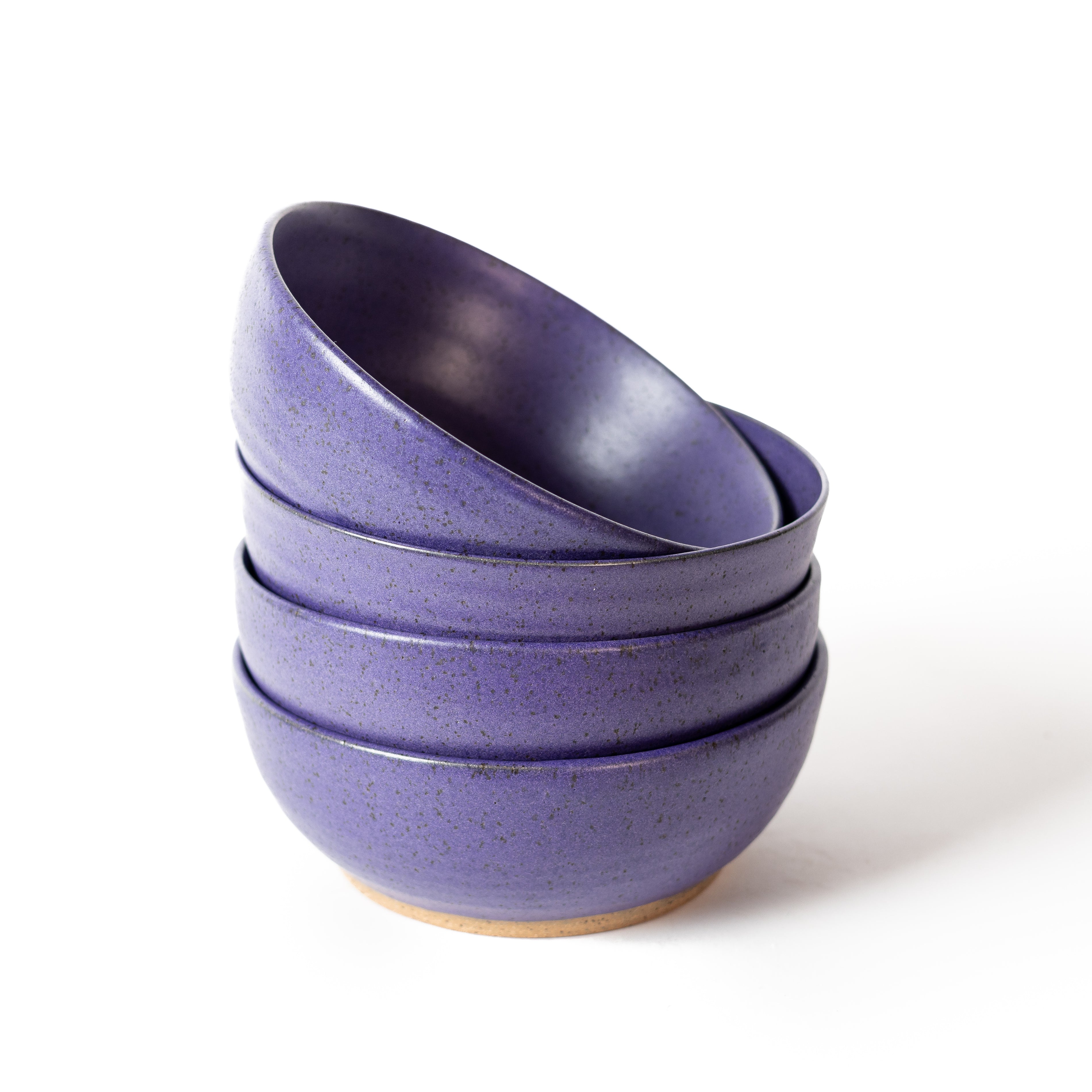 Six Piece Dinnerware Set for Four - Purple