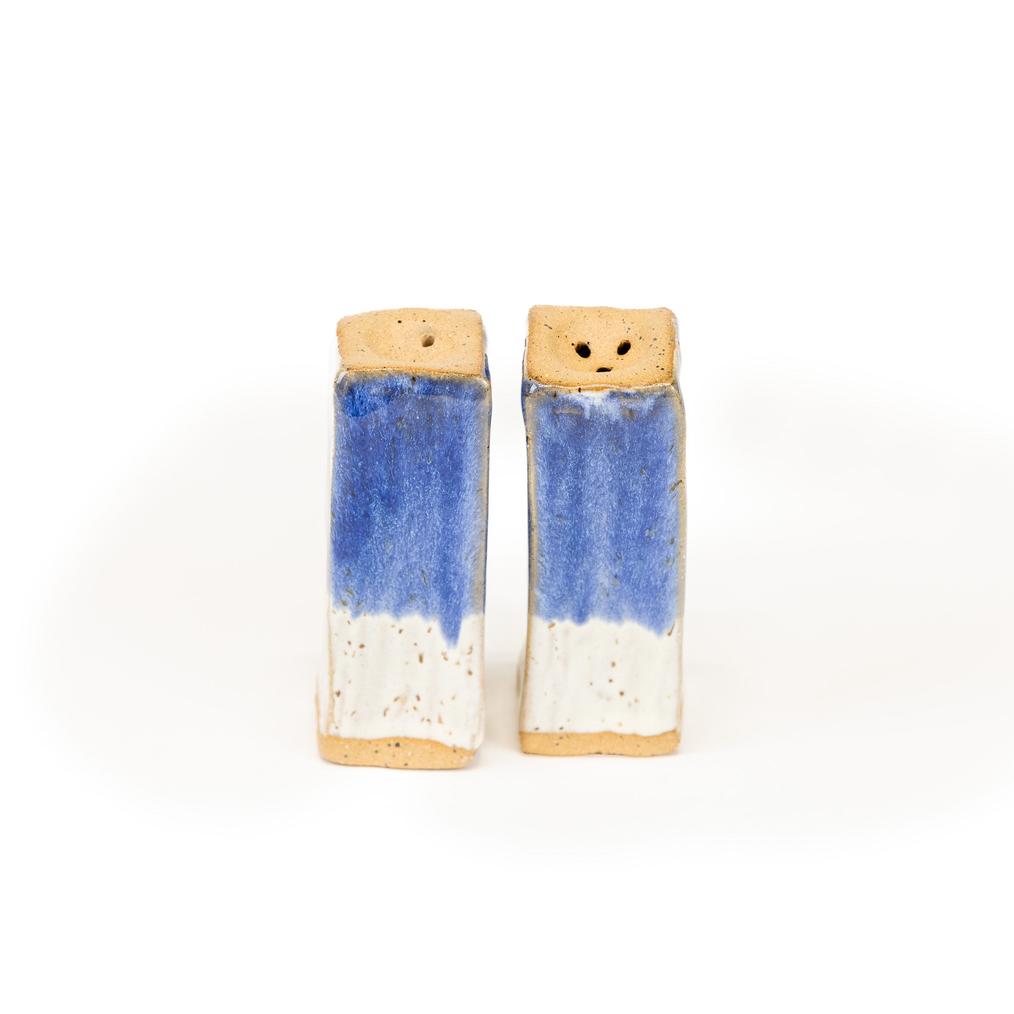 Salt and Pepper Shakers - Blue Ridge – Sarah Sunshine Pottery