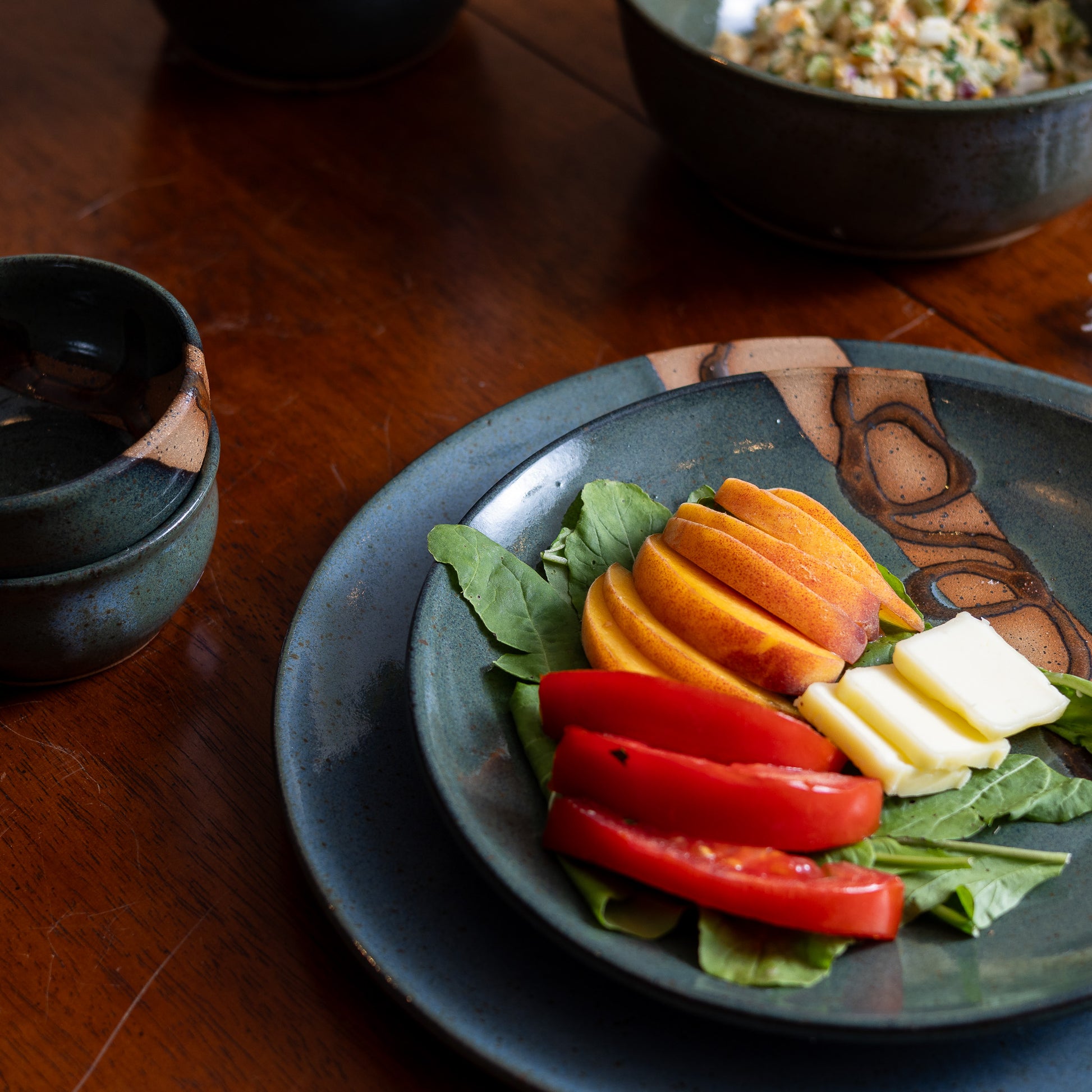 Six Piece Dinnerware Set for Four - Greybeard