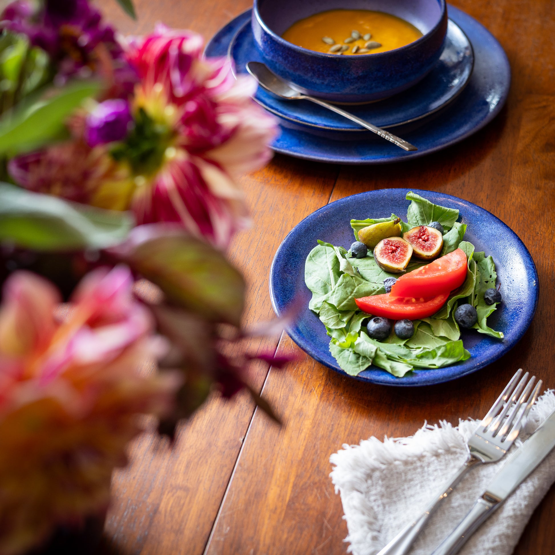 Six Piece Dinnerware Set for Four - Iris